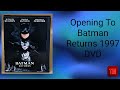 Opening To Batman Returns 1997 DVD