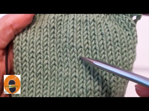 Stricken wir! Basics 6:  Glatt rechts (stockinette stitch - St st)