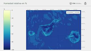 Tenerife Relative Humidity forecast: 20251029