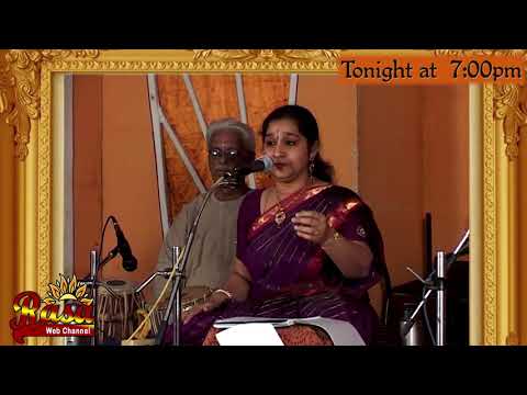 Rama Bakthi Samrajyam by Dr Ambika Kameshwar tonight (13/1/18) @7pm only on www.rasawebtv.com