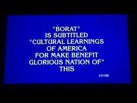 Jeopardy FUNNY Moment - Alex Trebek’s Slavic/Kazakhstan(?) Accent 😜 Jennifer Quail Day 6 (12/11/19)