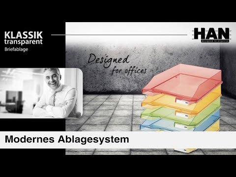 Artikelvideo 1 für HAN Briefablage C4 transparent, Artikelnummer 692210
