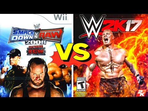 WWE SVR 2008 Finishers VS WWE 2K17 Finishers