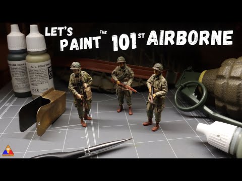 How to Paint US WWII Paratroopers | 1/35 Scale Figure Tutorial (pt. 1)