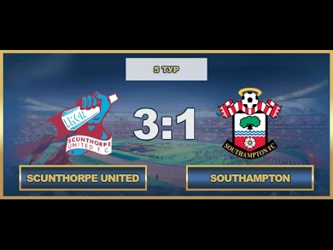 AFL17. England. Premier League. Day 5. Scunthorpe United - Southampton