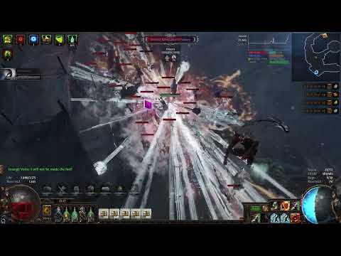 poe 3.25 CoC Lancing Steel, ice spear/blazing salvo/rolling magma deadeye simulacrum