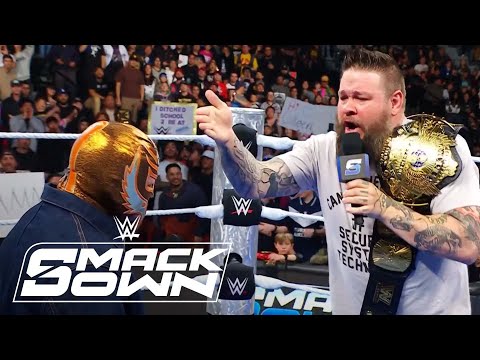 Rey Mysterio Appears On WWE SmackDown In San Diego, Gets Confronted By Kevin Owens