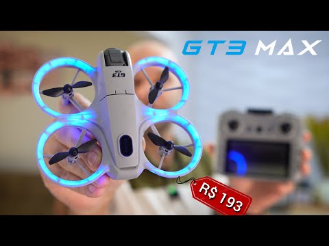Дрон GT3 Max 4K квадрокоптер с экранным пультом, FPV и защитой 360°, 3 батареи + кейс - фото 1 - id-p2820246785