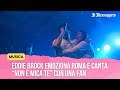 Eddie Brock canta “Non è mica te” con una fan a Roma