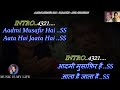 Aadmi Musafir Hai ( Reupload ) Karaoke With Scrolling Lyrics Eng. & हिंदी