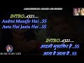 Aadmi Musafir Hai Improved Version Karaoke With Scrolling Lyrics Eng हिंदी