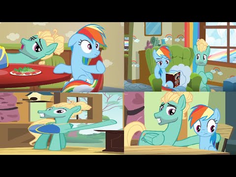 My Little Pony Friendship Is Magic Rainbow Dash And Zephyr Breeze Relationship (S6 EP 11)