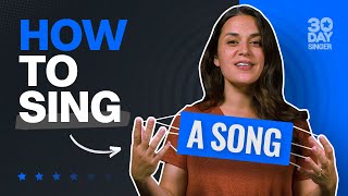 How To Sing A Song for Beginners - Vocal Lesson for Beginners