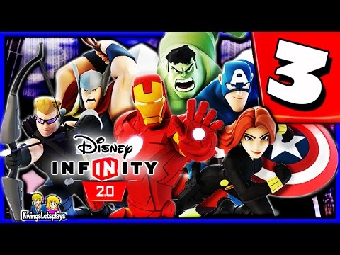 Disney Infinity 2.0 Walkthrough Part 3 (Make Mine Marvel) The Avengers Playset