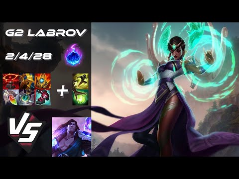G2 Esports Labrov SUPPORT Karma vs Taric - EU Challenger Patch 25.18