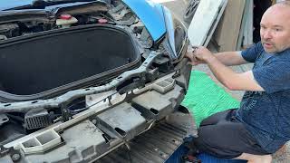 How to change the AC condenser on a C8 Corvette