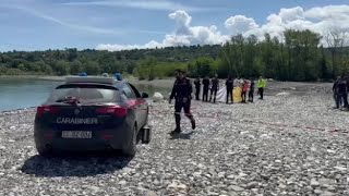 Piacenza, trovato un cadavere nel Trebbia: il video dei rilievi e le indagini