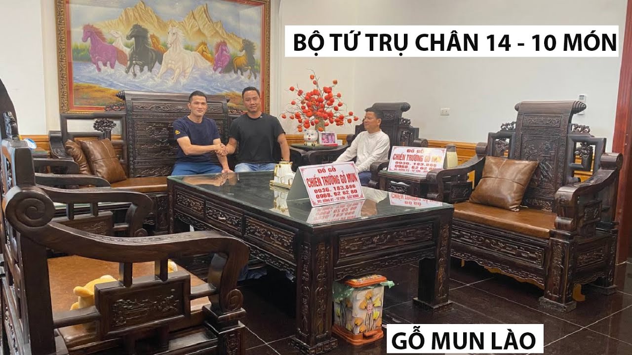 Bộ Tứ Trụ Chân 14 - 10 món - Video