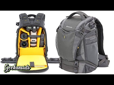 Vanguard Alta Sky 45D kuprinė skirta DSLR fotoaparatams ir dronams, Vidiniai matmenys (P x G x A) 10 1/4 x 7 1/2 x 17 3/4 mm, Pilkas, Uždangalas nuo lietaus video