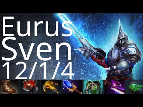 Eurus Sven vs Phantom Assassin - a peaceful safe lane⊙▽⊙ - PSG.LGD vs 4AM g4 - CDA-FDC dota2