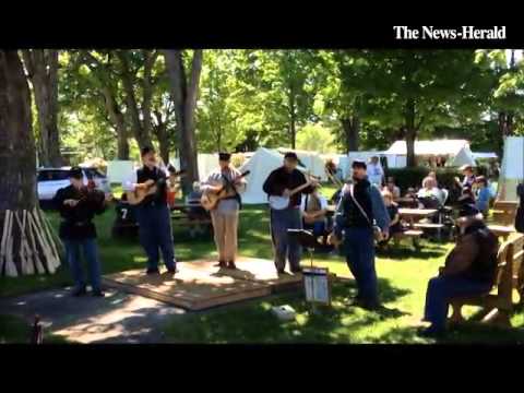 A string band performs during the Civil War Living History Weekend at the Lake County Historical Cen