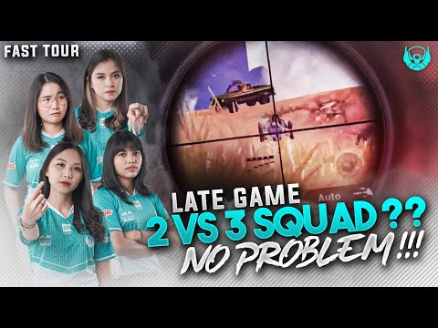 FAST TOUR 2 VS 3 SQUAD LAST CIRCLE ?? NO PROBLEM !! Babyla PUBG Mobile