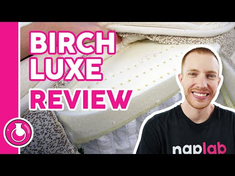 Birch Luxe Mattress Review - Infrared Thermal Camera Test