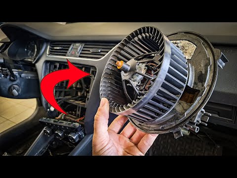 How to Replace Heater Blower Motor - Skoda Octavia MK3
