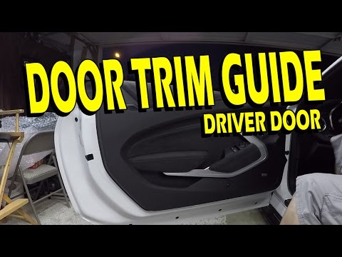 How To: Driver Door Trim/Panel Removal and Replacement - 2016-2024 Camaro LT, SS, ZL1, 1LE, LS