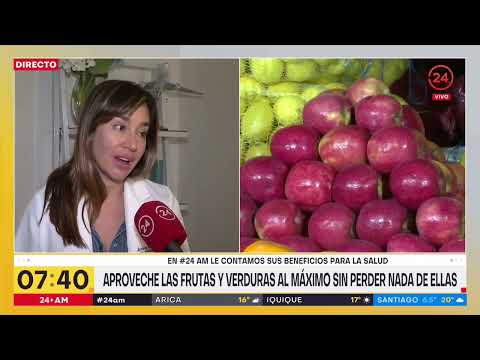 "Da poder de saciedad": nutricionista recomienda ingerir frutas y verduras con cáscara