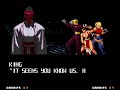 KOF 2003 Masked Host Reveal Chizuru And Maki Women S Team