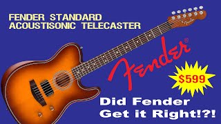 Video thumbnail for Fender Standard Acoustasonic Telecaster by Guitar Collector Guy