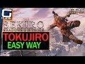 SEKIRO - Tokujiro the Glutton Boss Easy Method