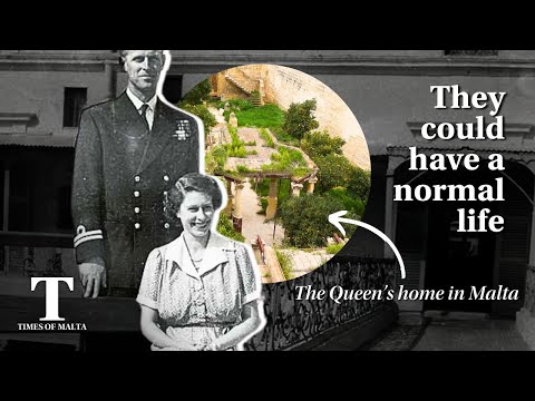 Inside the Queen's Home in Malta.