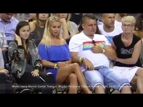 Paulaa Tumala, girlfriend of Marcin Gortat at the match Gortat Team vs Polish Army, Krakow.