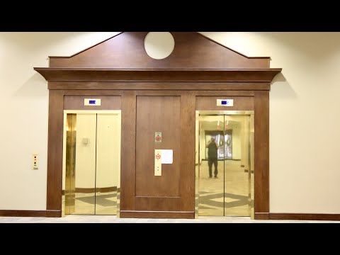 Final Ride on the Dover Traction Elevators at First Campbell Square Roanoke, VA