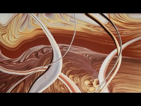 (106) ACRYLIC POURING Ring Ribbon Straight Jiggle Stick Trick! A Little of Everything! LOL!