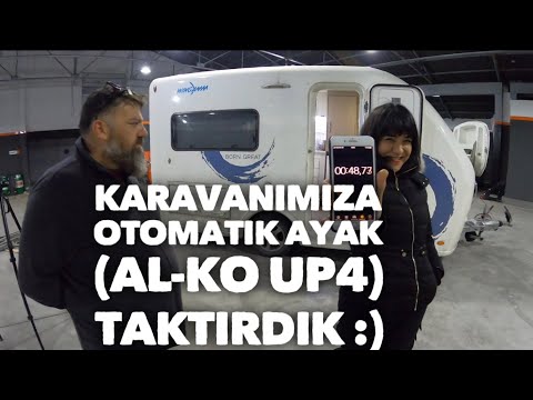 KARAVANA OTOMATİK AYAK TAKTIRMAK / AL-KO UP4 NEDİR? NEREDE TAKTIRDIK? - wingamm rookie L