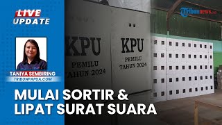 23 Hari Jelang Pilkada, KPU Kota Jayapura Kerahkan 130 Petugas: Maraton Sortir & Lipat Surat Suara