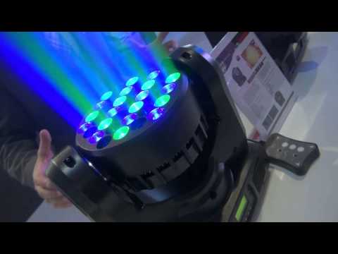 ADJ Inno Color Beam LED With Chuck Green Musikmesse Frankfurt 2012