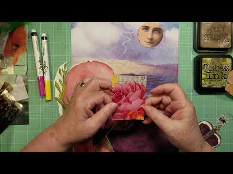 Flamagical Monday Collage | Cut Paper Collage | Vintage Collage | Analog Collage