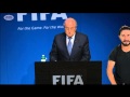 Shia LaBeouf motivates Sepp Blatter to resign.