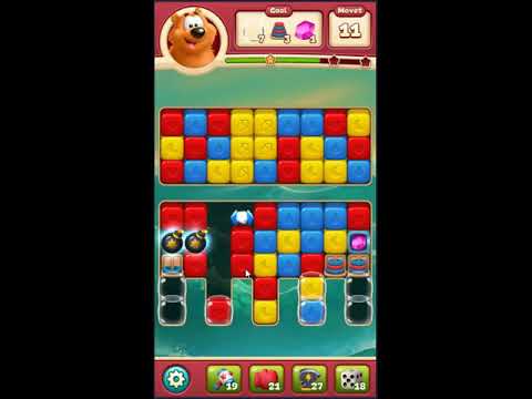 Toon Blast Level 1887 - NO BOOSTERS 🐻🐺🐱 | SKILLGAMING ✔️