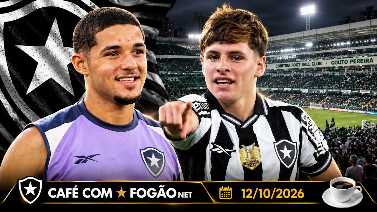 LIVE CAFÉ COM FOGÃONET | Montoro e Justino devem ser novidades de Tite; rodada ajuda o Botafogo