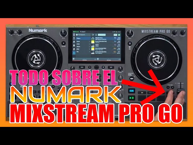 Vídeo relacionado con Numark Mixstream Pro+ Controlador DJ, separación de stems, 2 decks, streaming por wifi, mezclador, pantalla táctil 7" y altavoces; Serato y Virtual DJ