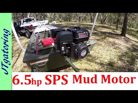 SPS Mud Motor Alumacraft 1436 LT - Quick review : Jon boat to Bass boat