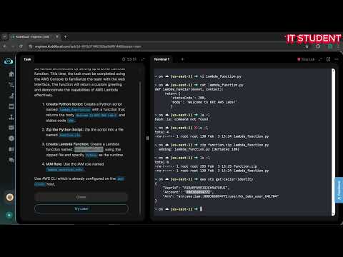 Day 34 Create A Lambda Function Using Cli