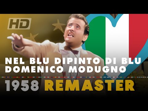 NEL BLU, DIPINTO DI BLU (VOLARE) – DOMENICO MODUGNO | Italy 🇮🇹 | Eurovision Song Contest 1958 [HD]