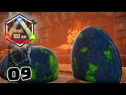 Hatching Eggs in the Fireplace - ARK HARDCORE: ARK:SURVIVAL EVOLVED - #09