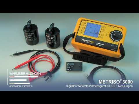 Metriso®3000 – Hochohmmeter: Kurz